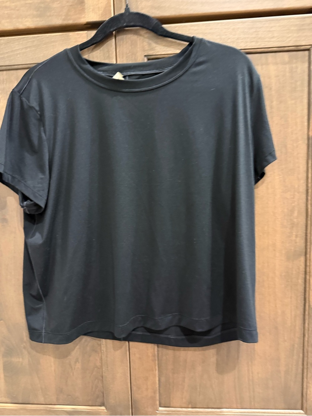 SPANX Classic Crew Neck Black Women's Top